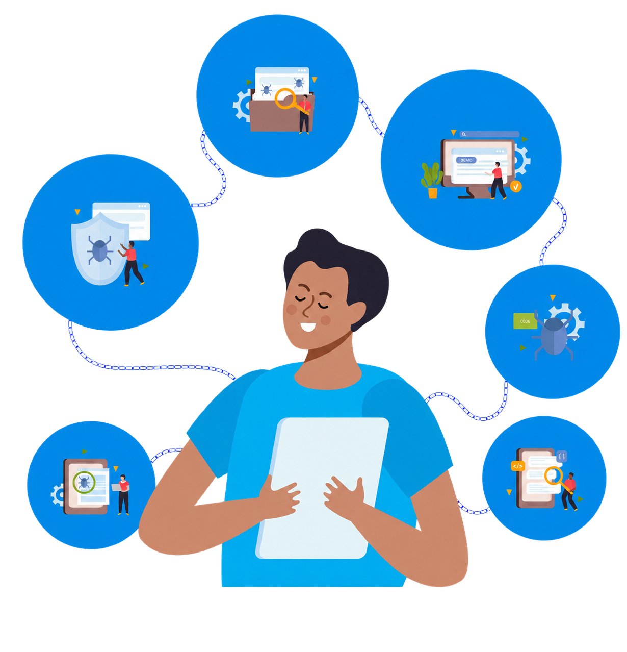 Hage ICT technology illustration